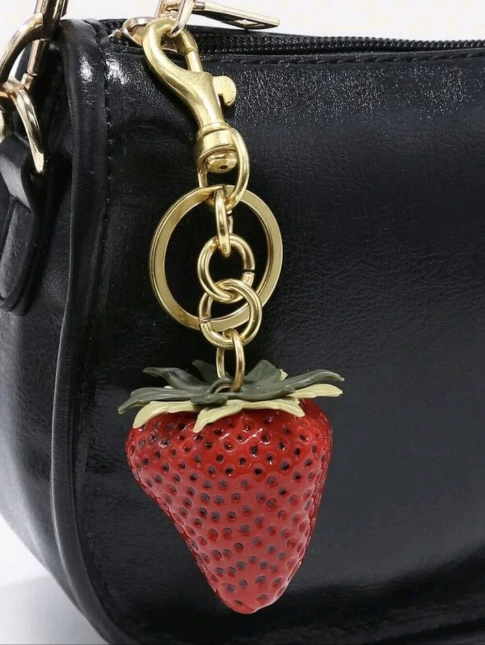 Strawberry 🍓 Bag Charm/ Keychain NEW